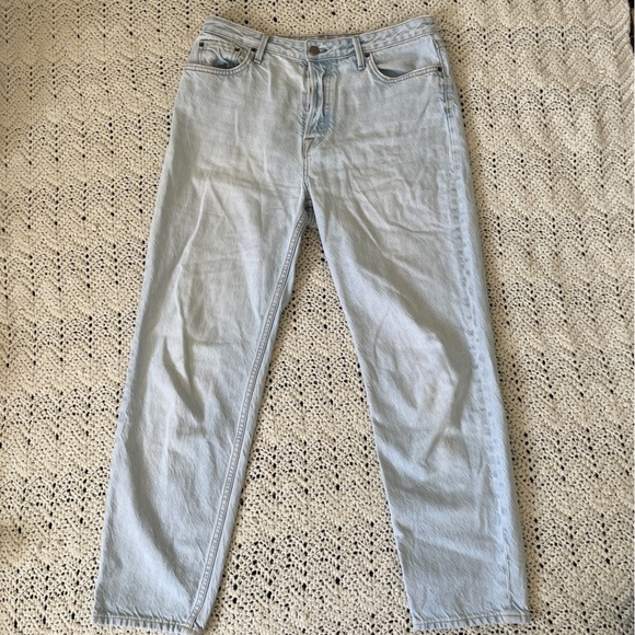 GRLFRND Devon High Rise Slim Boyfriend Jeans Light Wash (Size 30) - Picture 2 of 15